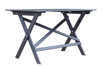 Larios Matgrupp Utomhus 76 cm + 2 Matstolar Utomhus + Bänk Utomhus - Svart - Utemöbler - Utegrupp - Matgrupper utomhus