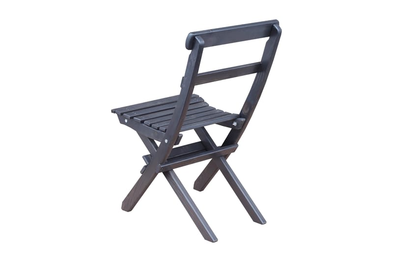 Larios Matgrupp Utomhus 76 cm + 2 Matstolar Utomhus + Bänk Utomhus - Svart - Utemöbler - Utegrupp - Matgrupper utomhus