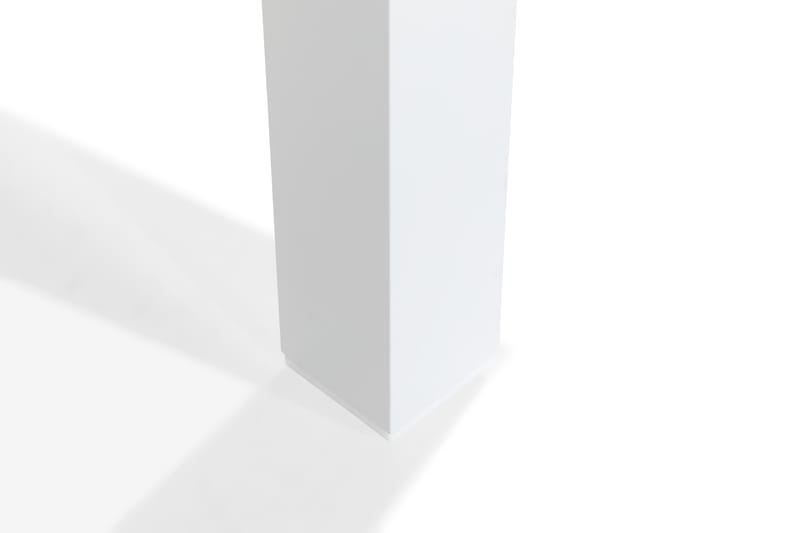 Las Matgrupp Utomhus Vegas 220-280x100 + 8 Stapelstolar - Teak/Vit - Utemöbler - Utegrupp - Matgrupper utomhus