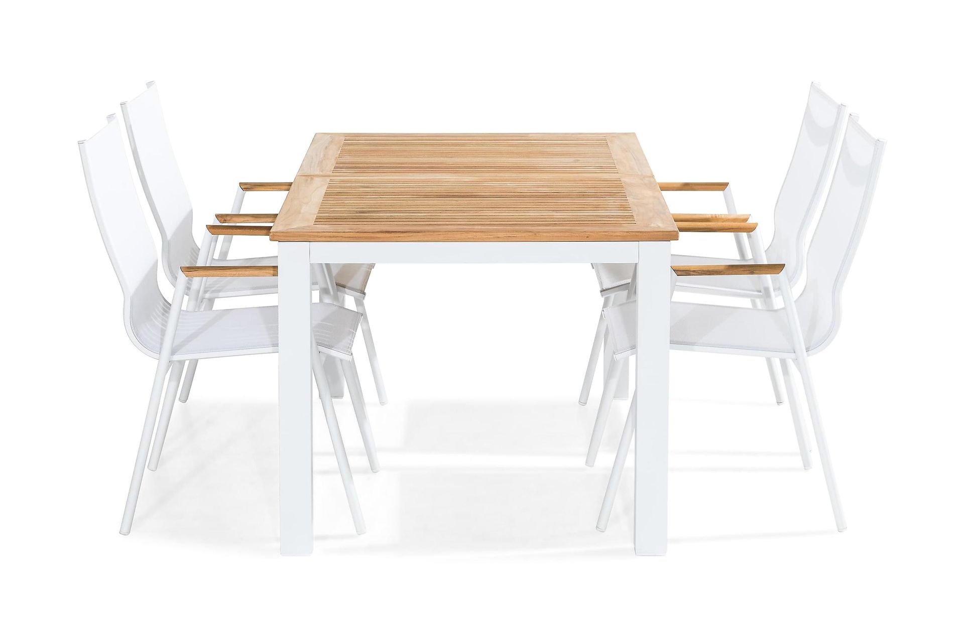 las vegas bord 152-210x90 + 4 stolar teak teak -