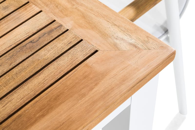 LAS VEGAS Bord 152-210x90 + 4 Stolar Teak Teak - Utemöbler - Utegrupp - Matgrupper utomhus