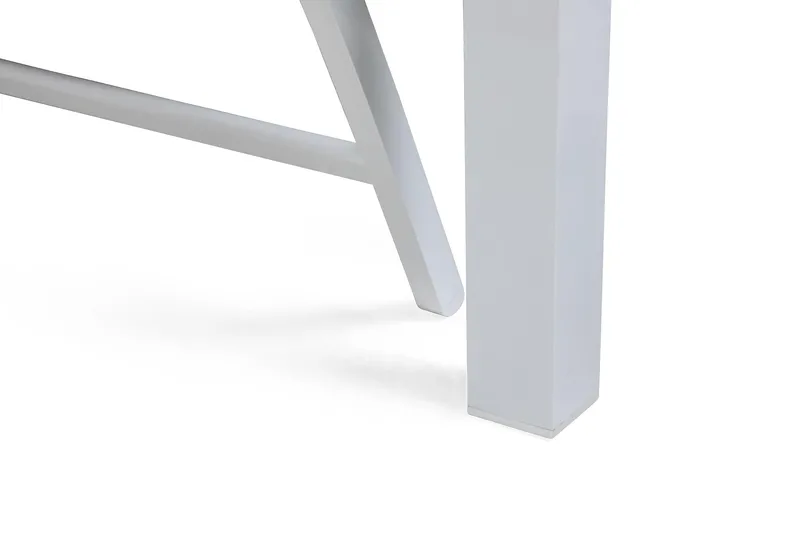 Las Vegas Matgrupp Utomhus 220-280 + 8 Positionsstol Lyx - Vit/Teak/Vit/Teak - Utemöbler - Utegrupp - Matgrupper utomhus