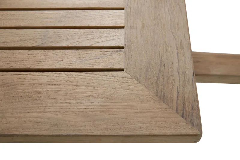 Las Vegas Matgrupp Utomhus 220-280 + 8 Positionsstol Lyx - Vit/Teak/Vit/Teak - Utemöbler - Utegrupp - Matgrupper utomhus