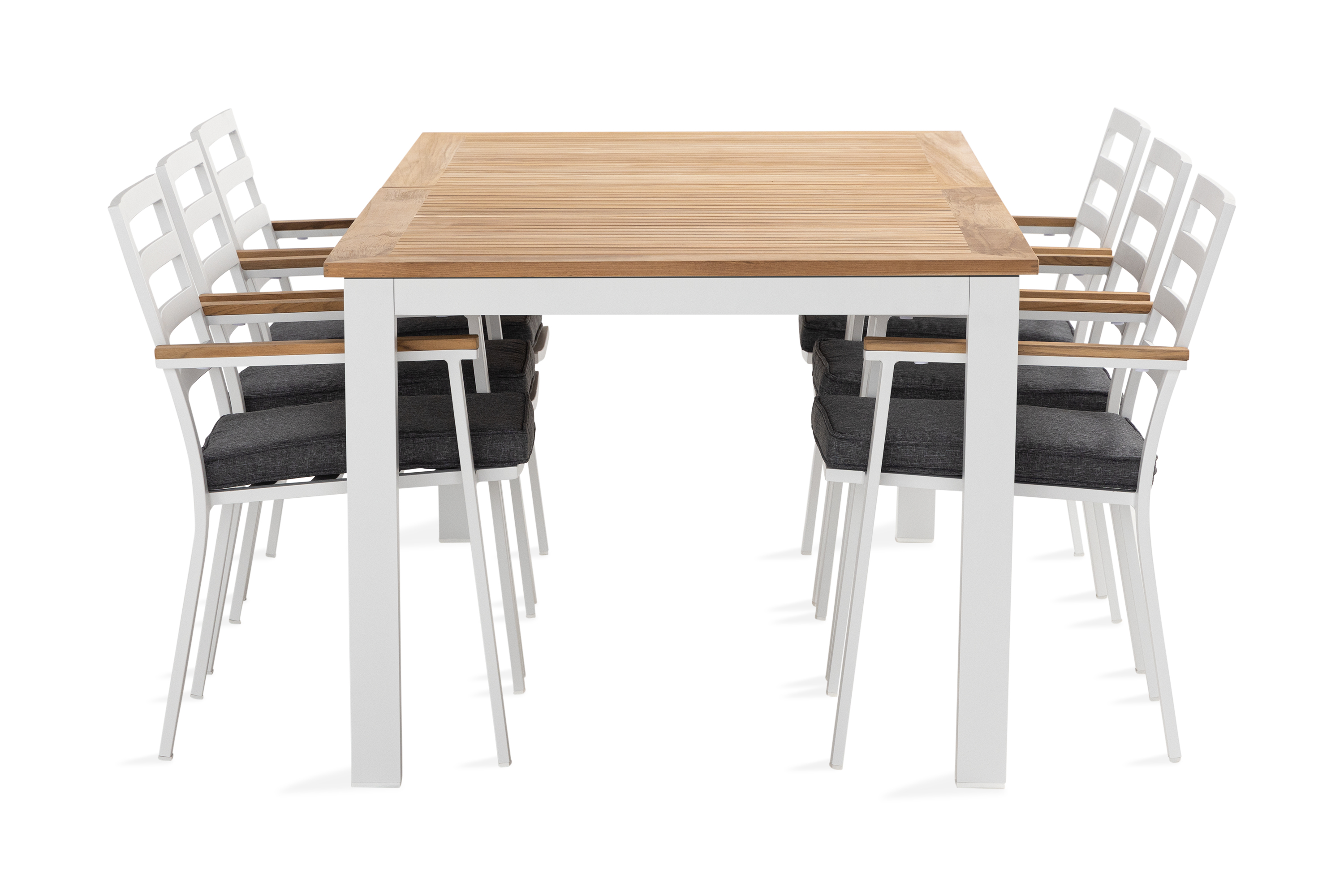 las vegas matgrupp utomhus 220-280 cm + 6 oliver matstol -