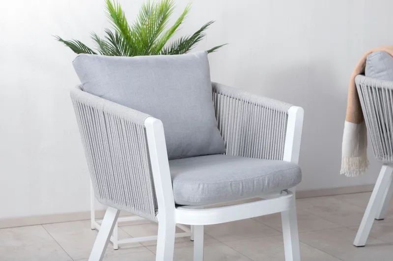 Levels Förlängningsbar Matgrupp Utomhus 160-240cm + 6 Virya Stolar - Svart - Utemöbler - Utegrupp - Matgrupper utomhus