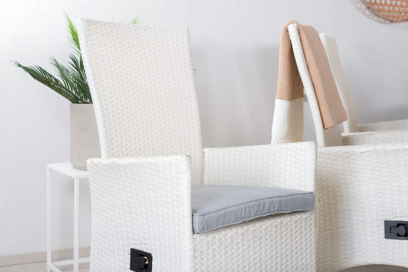 Levels Förlängningsbar Matgrupp Utomhus 160-240cm + 8 Padova Stolar - Grå - Utemöbler - Utegrupp - Matgrupper utomhus