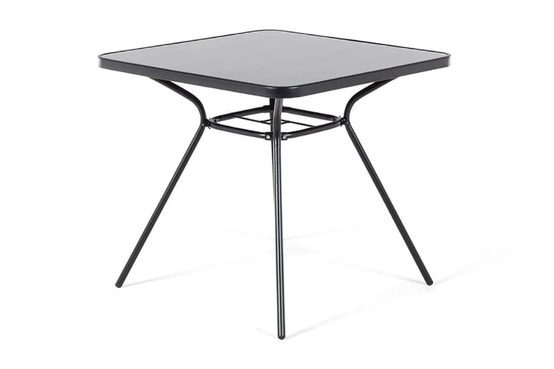 Livo Trädgårdsmöbelset Med Utebord+4 Utestolar - Svart - Utemöbler - Utegrupp - Matgrupper utomhus