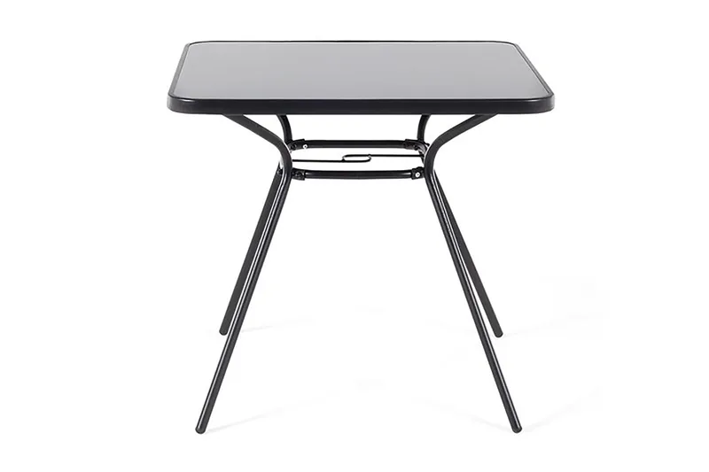 Livo Trädgårdsmöbelset Med Utebord+4 Utestolar - Svart - Utemöbler - Utegrupp - Matgrupper utomhus