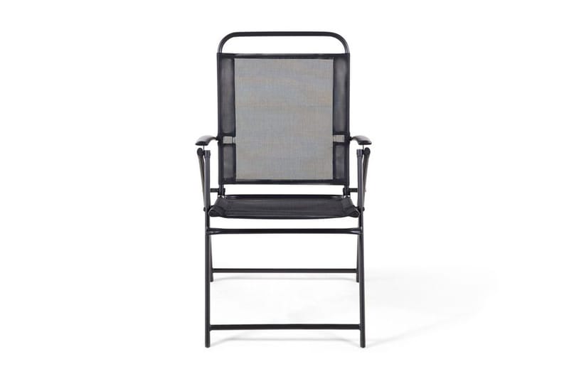 Livo Trädgårdsmöbelset Med Utebord+6 Utestolar - Svart - Utemöbler - Utegrupp - Matgrupper utomhus