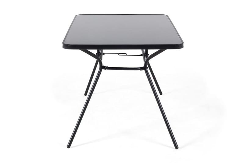 Livo Trädgårdsmöbelset Med Utebord+6 Utestolar - Svart - Utemöbler - Utegrupp - Matgrupper utomhus