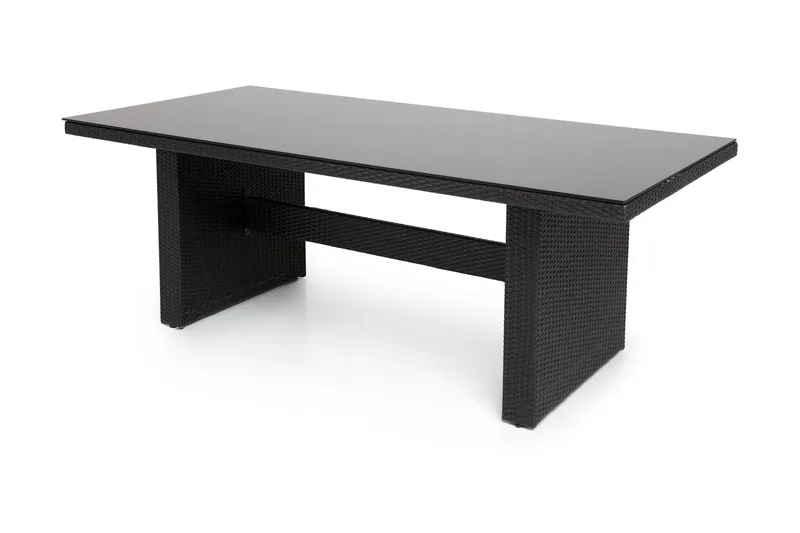 Majestic Matgrupp 210 + 6 Thor Fåtölj - Svart/Svart - Utemöbler - Utegrupp - Matgrupper utomhus