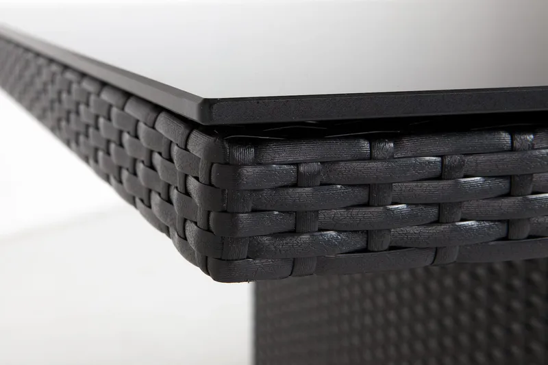 Majestic Matgrupp 210 + 6 Thor Fåtölj - Svart/Svart - Utemöbler - Utegrupp - Matgrupper utomhus