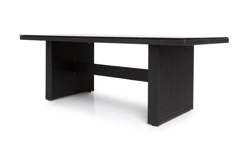 Majestic Matgrupp 210 + 6 Thor Fåtölj - Svart/Svart - Utemöbler - Utegrupp - Matgrupper utomhus