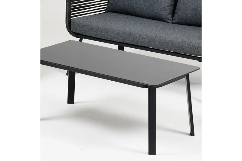 Malaga Soffgrup Svart - Utemöbler - Utegrupp - Loungegrupp