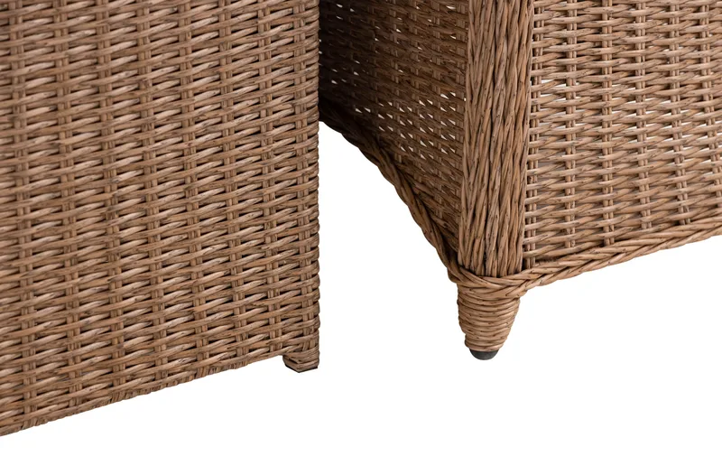 Marcus Matgrupp 200 + 4 Light Fåtöljer m Dyna - Natur - Utemöbler - Utegrupp - Matgrupper utomhus