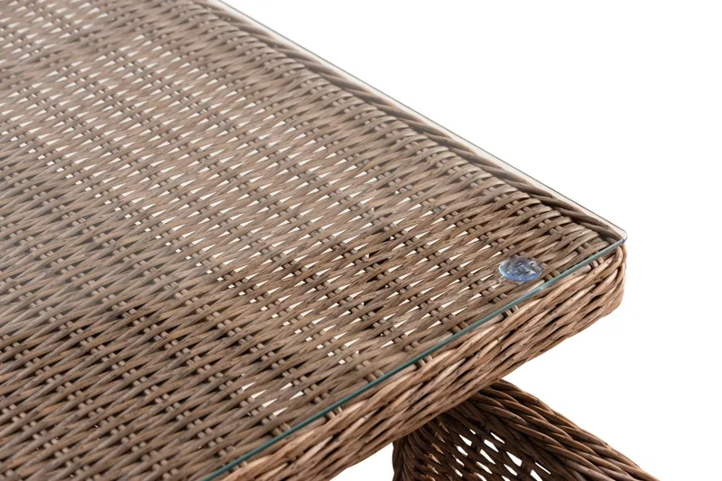 Marcus Matgrupp 200 + 6 Light Fåtöljer m Dyna - Natur - Utemöbler - Utegrupp - Matgrupper utomhus