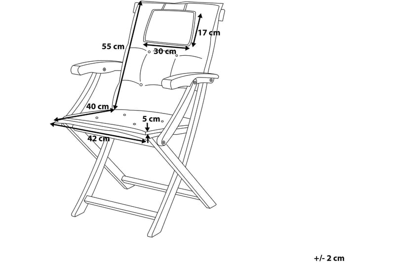 Maui Trädgårdsmöbelset Med Utebord+8 Utestolar - Trä/Natur - Utemöbler - Utegrupp - Matgrupper utomhus