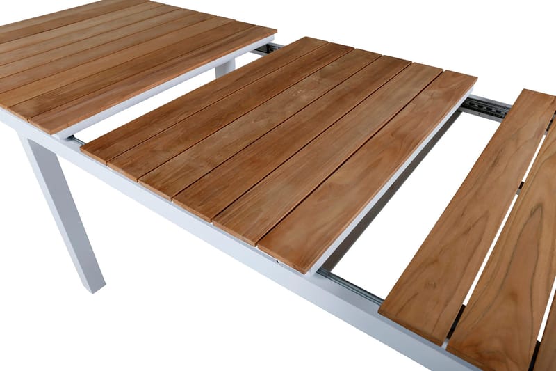 Mexico Förlängningsbar Matgrupp 180cm + 8 Alina Stolar Svart - Svart/Grå - Utemöbler - Utegrupp - Matgrupper utomhus