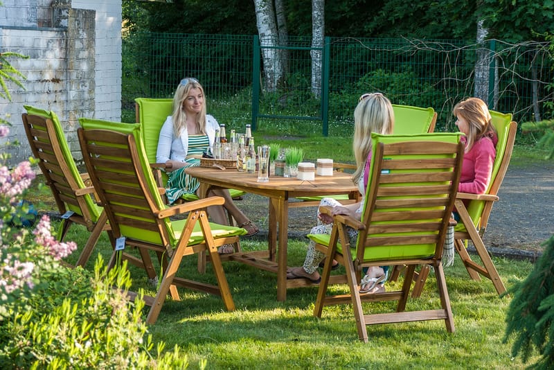 Möbelset FINLAY Utebord och 6 Utestolar - Utemöbler - Utegrupp - Matgrupper utomhus