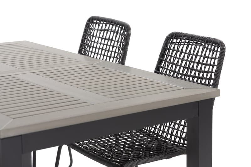 MONACO Matgrupp 152-210 cm + 4 HILLTORP Matstol - Utemöbler - Utegrupp - Matgrupper utomhus