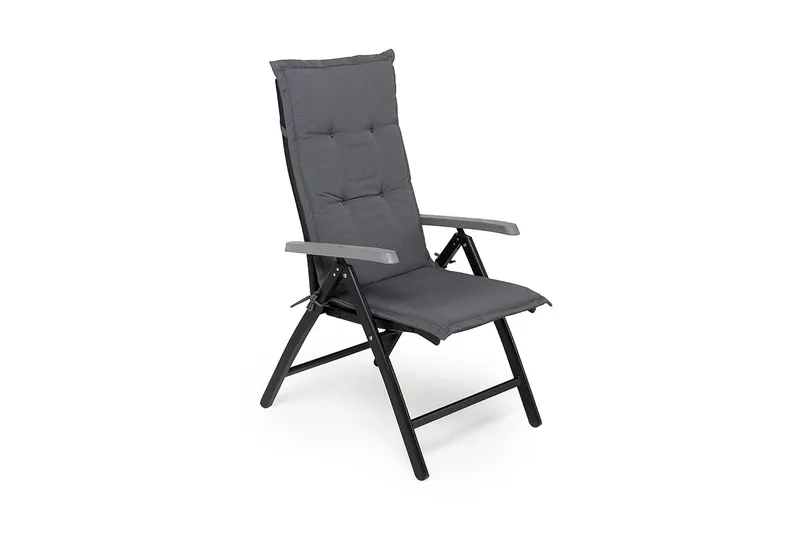 Monaco Matgrupp Utomhus 152-210 + 4 Positionsstol Lyx - Svart/Svart - Utemöbler - Utegrupp - Matgrupper utomhus