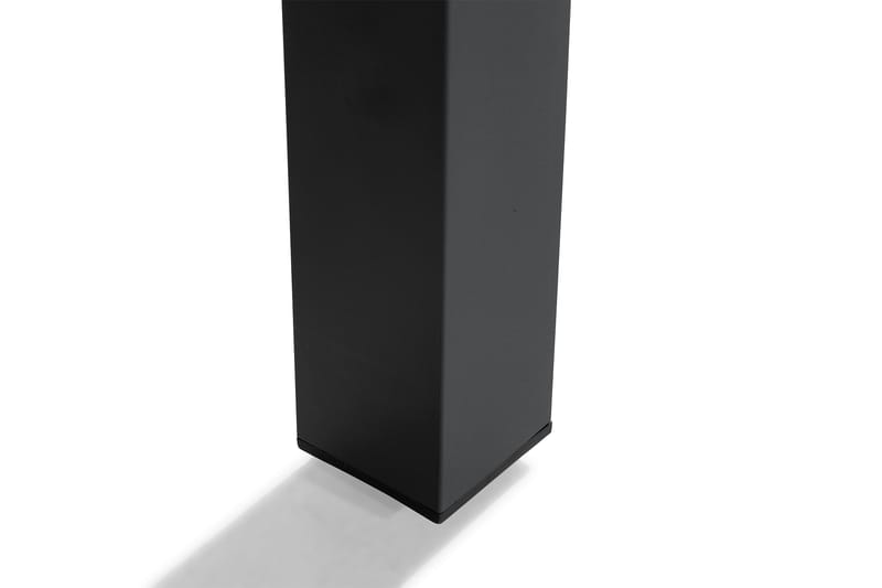 Monaco Matgrupp Utomhus 152-210x90 + 4 Tunis Stapelstol - Svart - Utemöbler - Utegrupp - Matgrupper utomhus