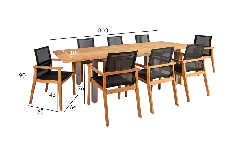 Nautica Matgrupp Utomhus - Utemöbler - Utegrupp - Matgrupper utomhus