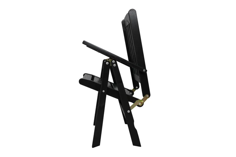 Oliver Matgrupp Utomhus 4 Utestolar - Grå/Svart - Utemöbler - Utegrupp - Matgrupper utomhus