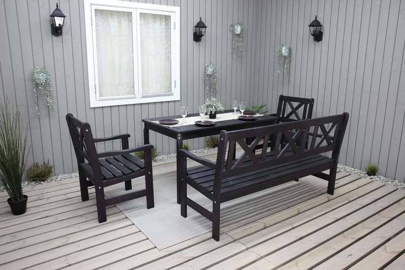 Olivo Matgrupp Utomhus - Kaffesvart - Utemöbler - Utegrupp - Matgrupper utomhus