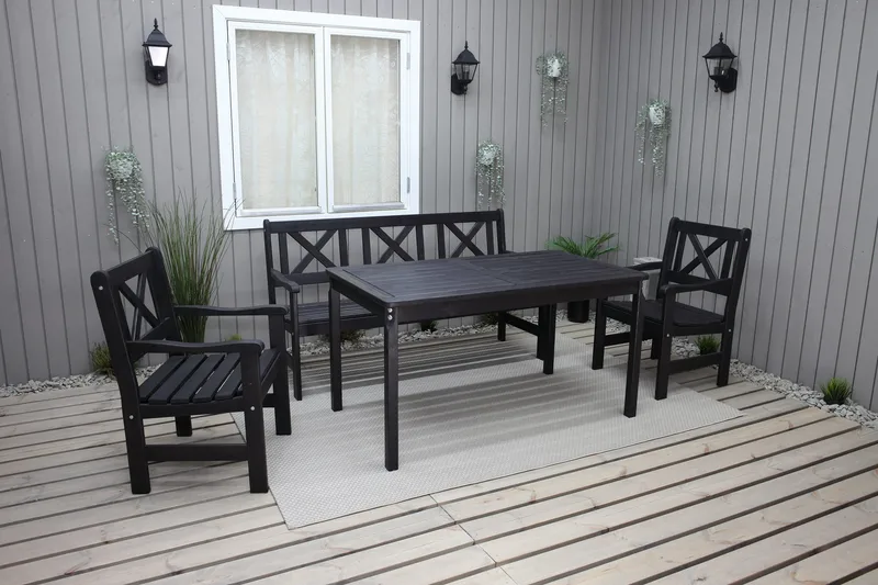 Olivo Matgrupp Utomhus - Kaffesvart - Utemöbler - Utegrupp - Matgrupper utomhus