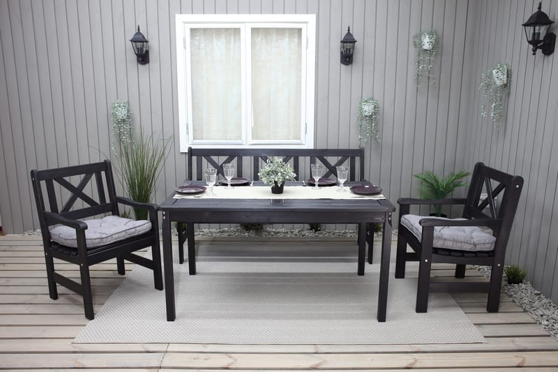 Olivo Matgrupp Utomhus - Kaffesvart - Utemöbler - Utegrupp - Matgrupper utomhus