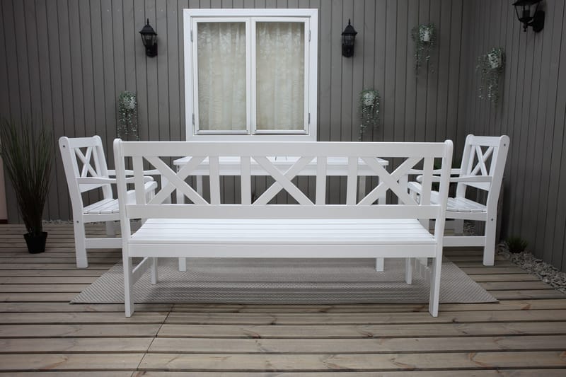 Olivo Matgrupp Utomhus - Vit - Utemöbler - Utegrupp - Matgrupper utomhus