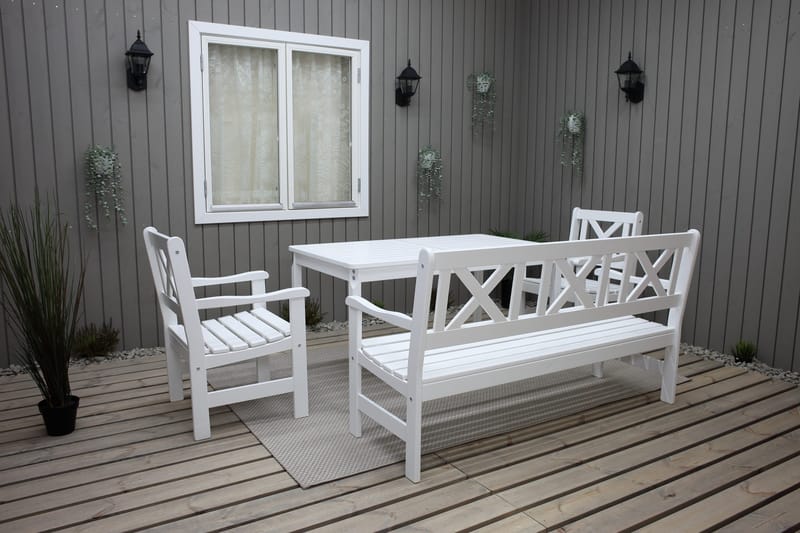 Olivo Matgrupp Utomhus - Vit - Utemöbler - Utegrupp - Matgrupper utomhus