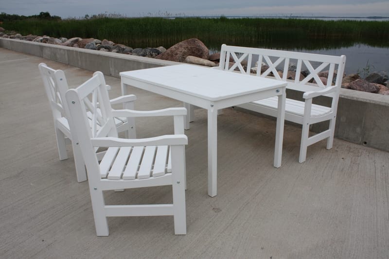 Olivo Matgrupp Utomhus - Vit - Utemöbler - Utegrupp - Matgrupper utomhus