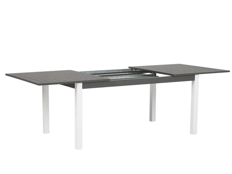 Pancole Trädgårdsmöbelset Med Utebord+8 Utestolar - Grå - Utemöbler - Utegrupp - Matgrupper utomhus