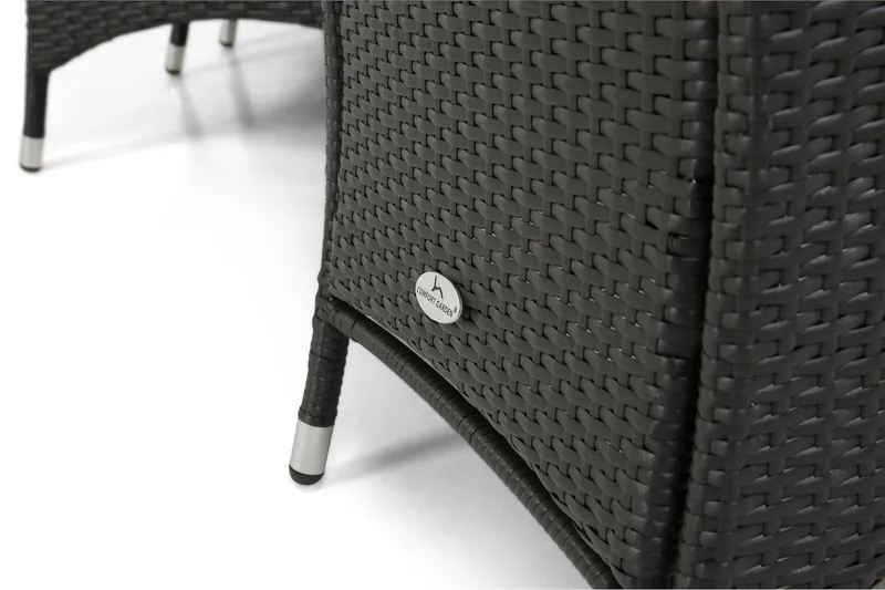 Portland Matgrupp Utomhus 152-210x90 + 6 Jenny Fåtölj Ställbar - Svart - Utemöbler - Utegrupp - Matgrupper utomhus