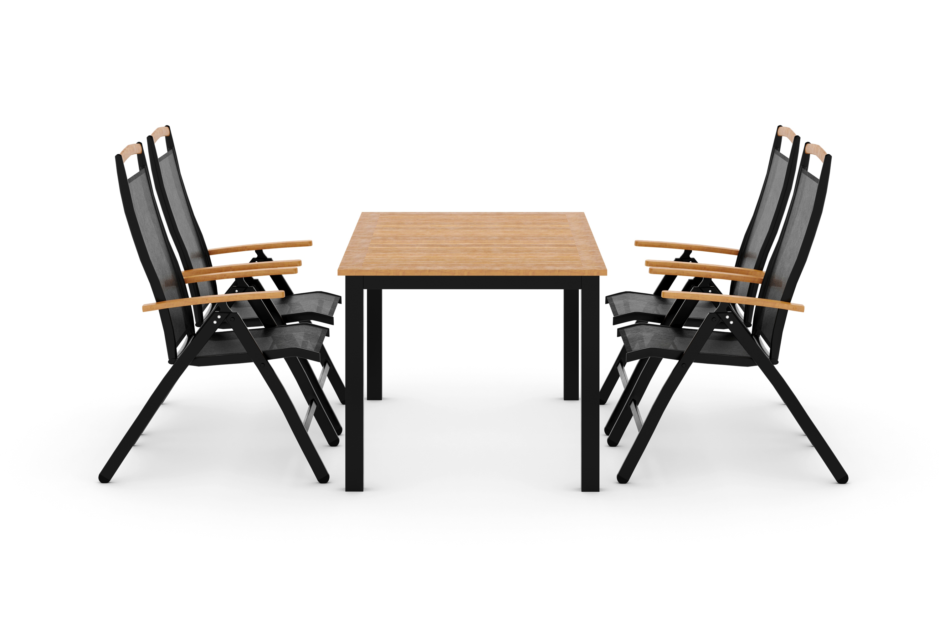 redding bord 152/210 + 4st positionsstolar lyx -