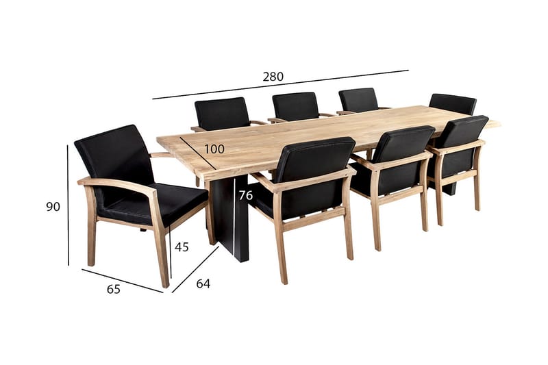 Royal Trädgårdset - Utemöbler - Utegrupp - Matgrupper utomhus