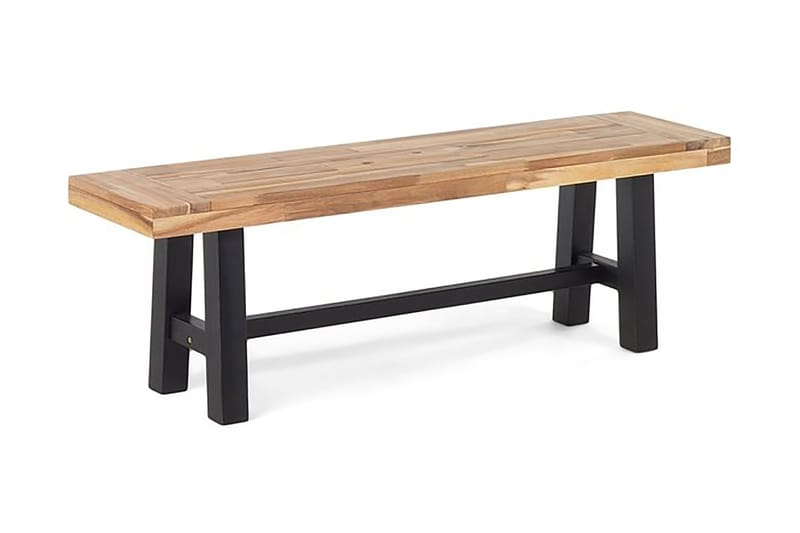 Scania Trädgårdmöbelset Utebord+ 2 Bänkar Utomhus 80 cm - Svart - Utemöbler - Utegrupp - Matgrupper utomhus