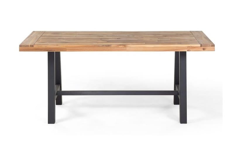 Scania Trädgårdmöbelset Utebord+ 2 Bänkar Utomhus 80 cm - Svart - Utemöbler - Utegrupp - Matgrupper utomhus