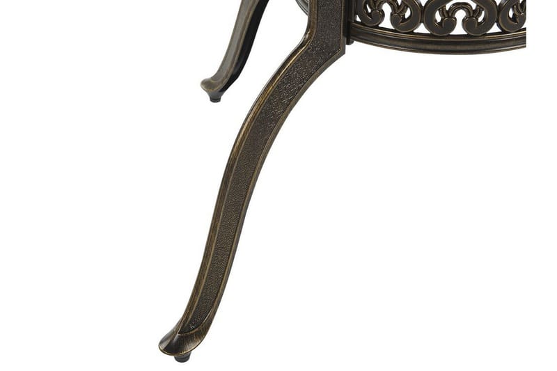 Scario Matgrupp Utomhus 100 cm + 4 Utestolar - Brun - Utemöbler - Utegrupp - Matgrupper utomhus