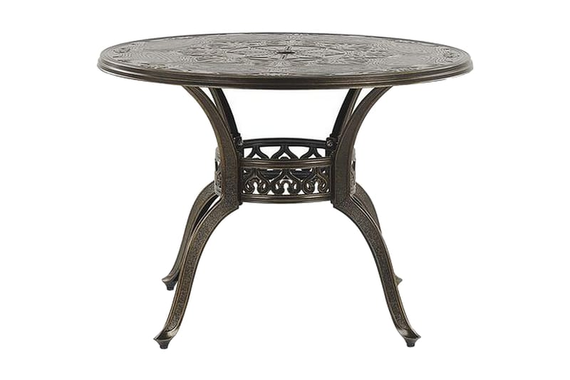 Scario Matgrupp Utomhus 100 cm + 4 Utestolar - Brun - Utemöbler - Utegrupp - Matgrupper utomhus