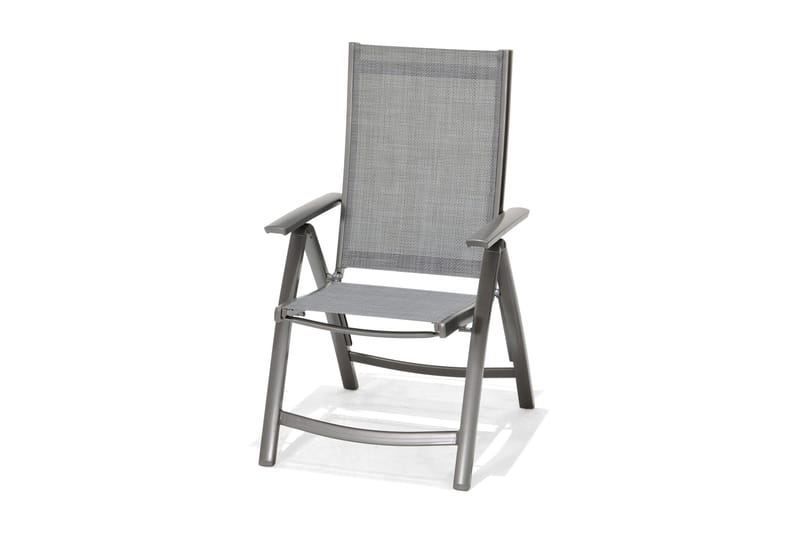 SOLANA Matbord 160 cm Grå + 6 Positionsstolar - Utemöbler - Utegrupp - Matgrupper utomhus