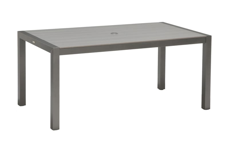 SOLANA Matbord 160 cm Grå + 6 Positionsstolar - Utemöbler - Utegrupp - Matgrupper utomhus