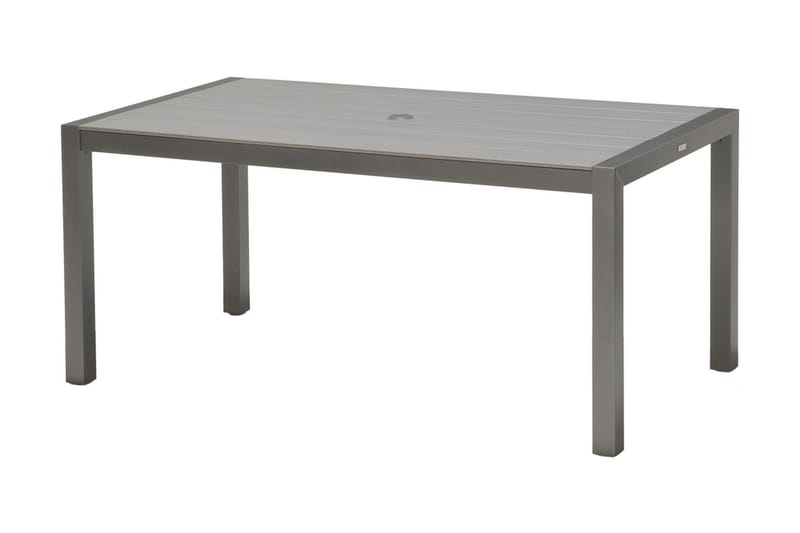 Solana Matgrupp Utomhus 160 cm + 4 Positionsstolar - Grå - Utemöbler - Utegrupp - Matgrupper utomhus