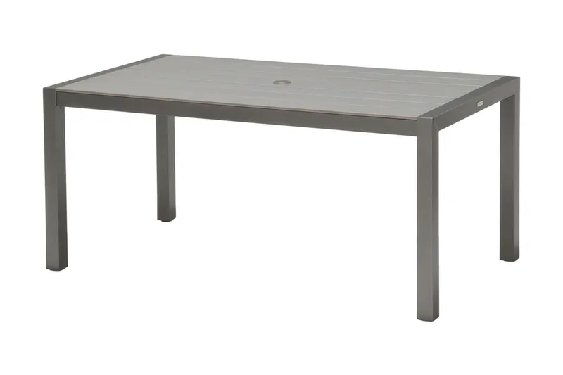 Solana Matgrupp Utomhus 160 cm + 4 Positionsstolar - Grå - Utemöbler - Utegrupp - Matgrupper utomhus