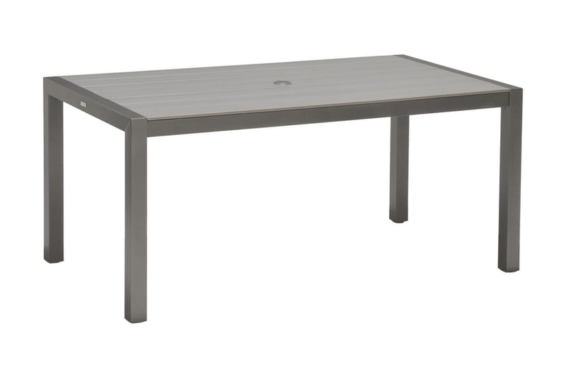 Solana Matgrupp Utomhus 160 cm + 6 Positionsstolar - Grå - Utemöbler - Utegrupp - Matgrupper utomhus