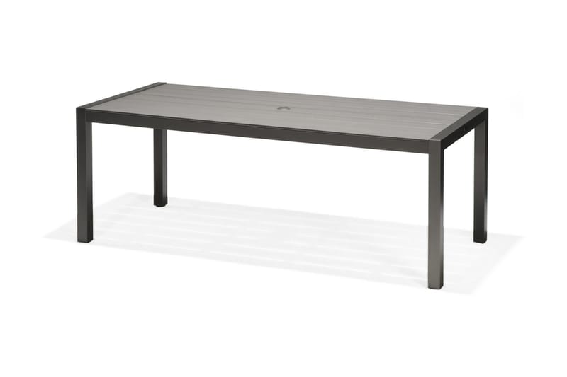 Solana Matgrupp Utomhus 201 cm + 6 Positionsstolar - Grå - Utemöbler - Utegrupp - Matgrupper utomhus