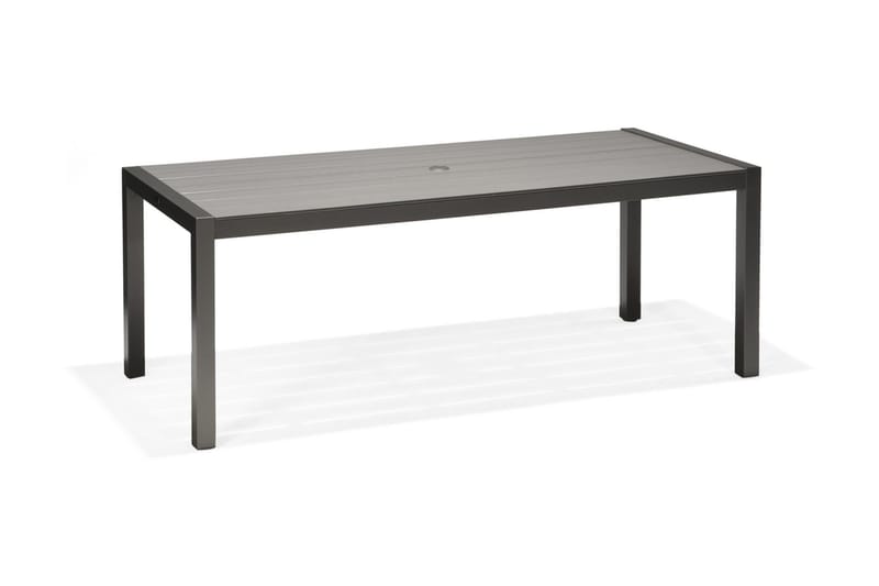 Solana Matgrupp Utomhus 201 cm + 8 Positionsstolar - Grå - Utemöbler - Utegrupp - Matgrupper utomhus