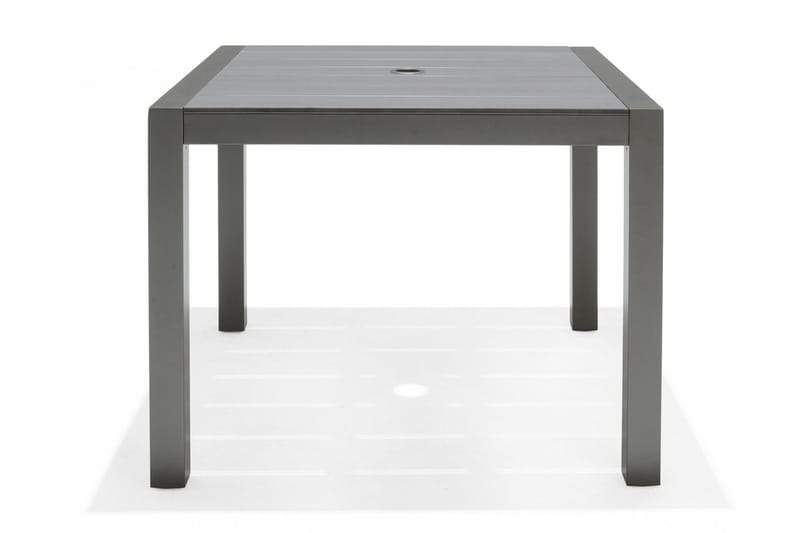 Solana Matgrupp Utomhus 88 cm + 4 Positionsstolar - Grå - Utemöbler - Utegrupp - Matgrupper utomhus